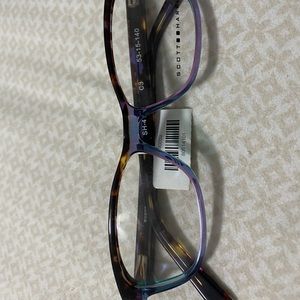 Multi-colored frames. Lens width 53, bridge width 15, and temple width 140